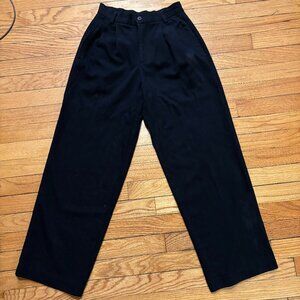 Gap Wide Legged Cropped Black Pants
